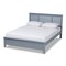 Baxton Studio Adela Grey Finished Wood Full Size Platform Bed 159-9602 - alternate 1